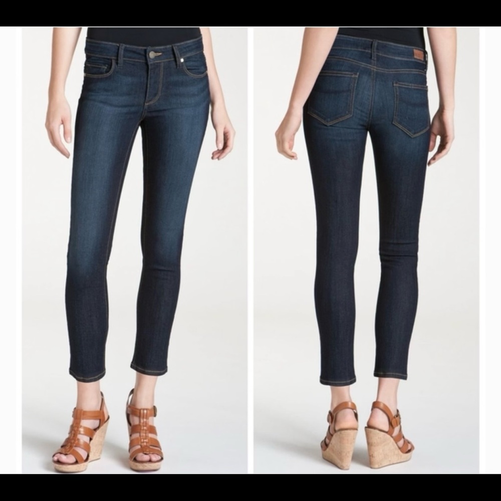 Paige Premium Denim Deep Purple Kylie Crop Jeans Size 26